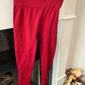Red Leggings